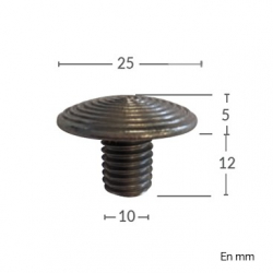 ERP accessibility Clous podotactiles B.E.V (Inox) - 282 - 810930