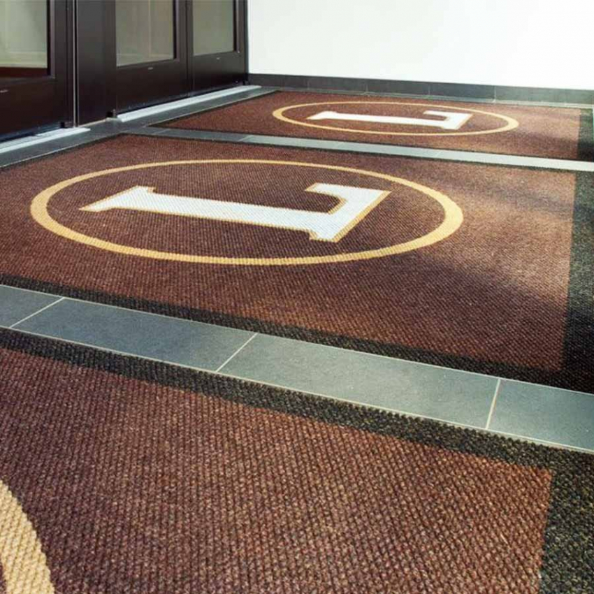 Customized entrance mats Logo scratch mat - 0 - PRECISION NIB