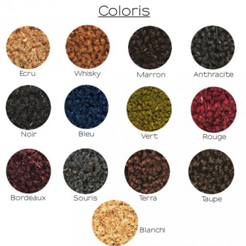Customized mats Tapis logo fibres coco - 0 - 