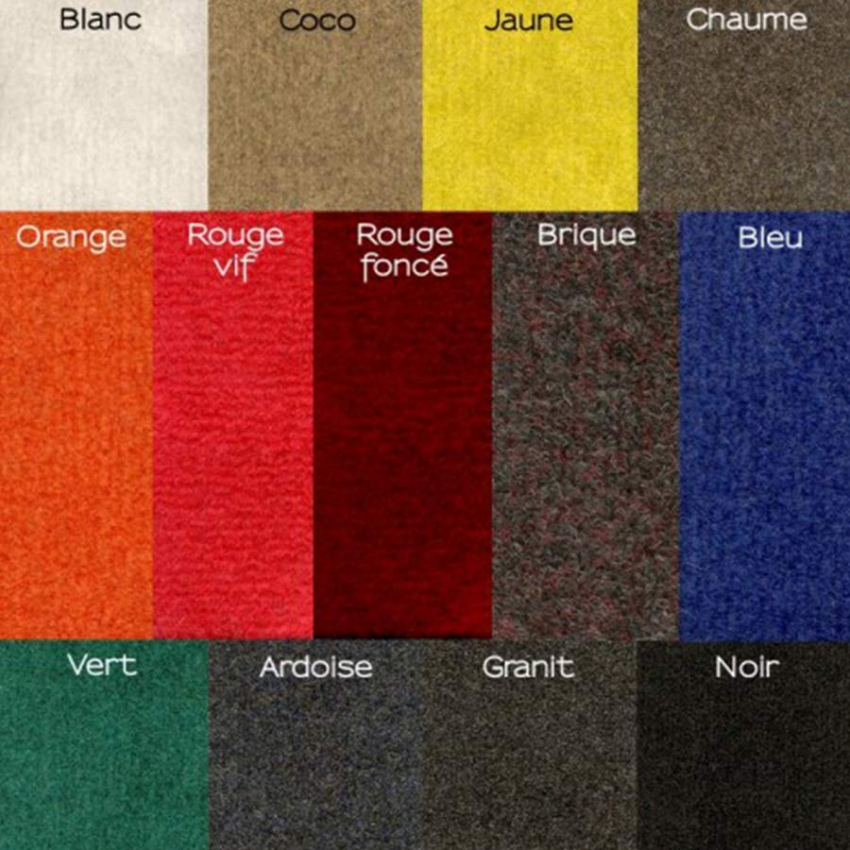 Customized mats Tapis logo fibres synthétiques - 0 - PATIO+V