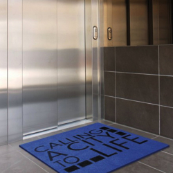 Customized mats Tapis logo fibres synthétiques - 0 - PATIO+V
