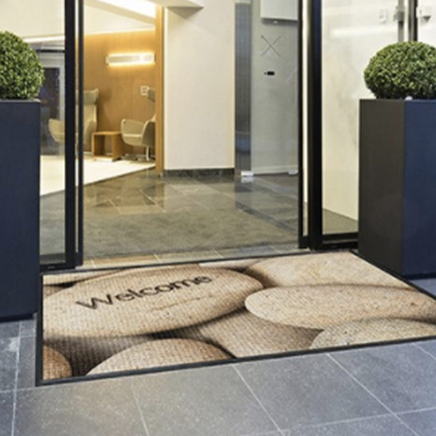 Customized entrance mats Tapis logo à relief - 94.8 - WATERHOG IMPRESSIONS