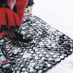 Rubber grating Caillebotis stations de ski - 126 - BTB caillebotis nid d'abeille