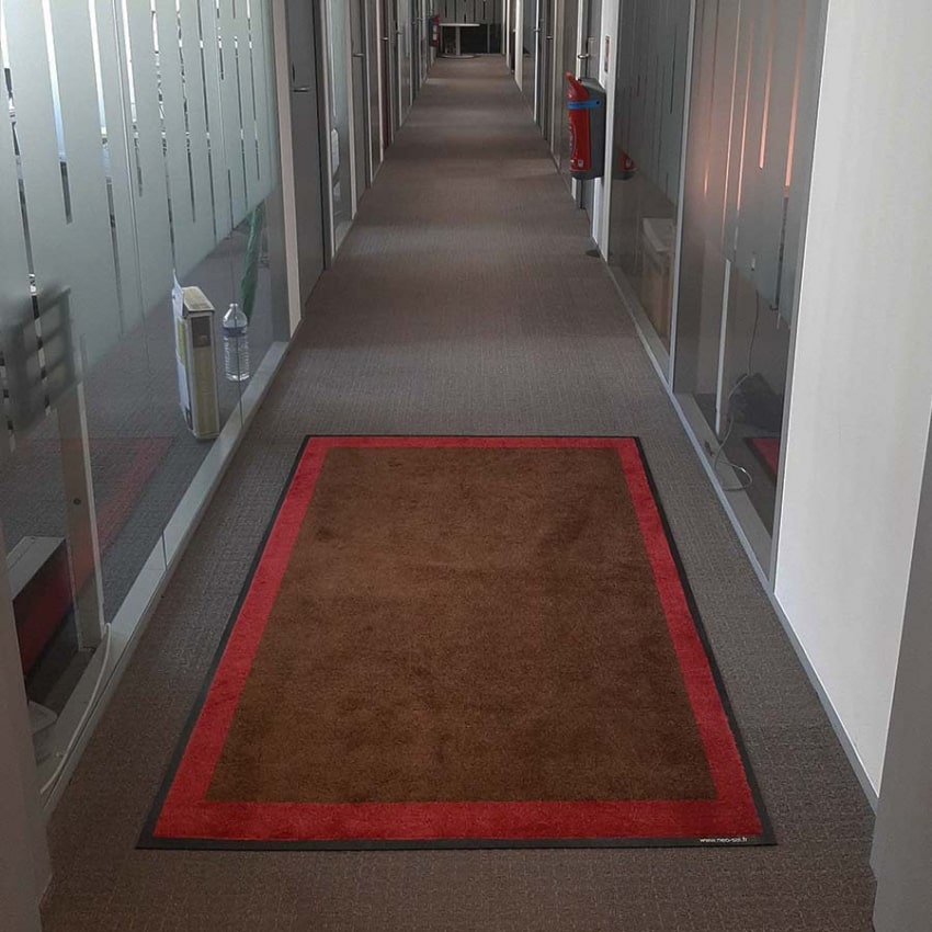 Customized entrance mats Tapis logo fibres recyclées - 108 - COLORSTAR