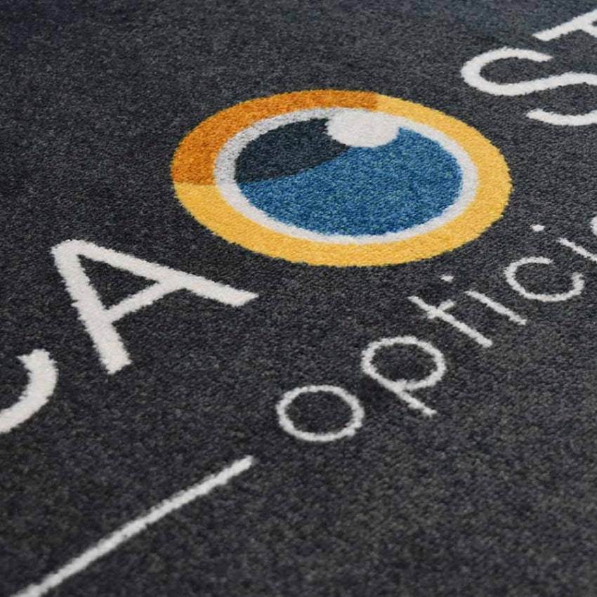 Customized entrance mats Tapis logo fibres recyclées - 108 - COLORSTAR
