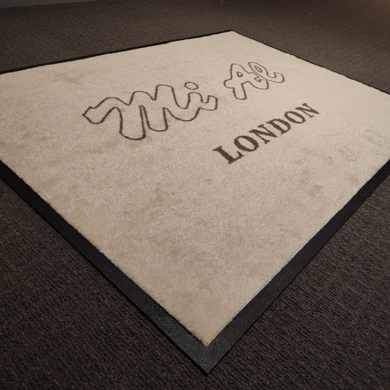 Customized entrance mats Tapis logo fibres recyclées - 108 - COLORSTAR