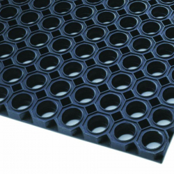Rubber grating